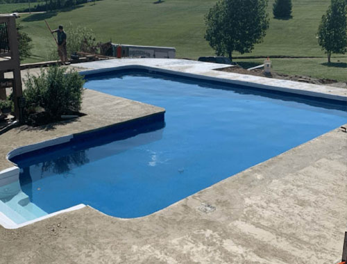 L-Shaped Swimming Pools Manufacturer in Delhi