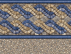 Gulf Coast / Tan Seastone Vinyl Liner Pattern